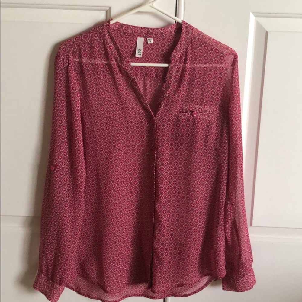 Kut from the Kloth Button Up Blouse